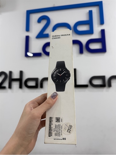 Đồng hồ Samsung Watch 4 Classic - 42mm - GPS - Màu đen - Ngoại hình 97% - Màn ám xanh nặng - Kèm Box , sạc
