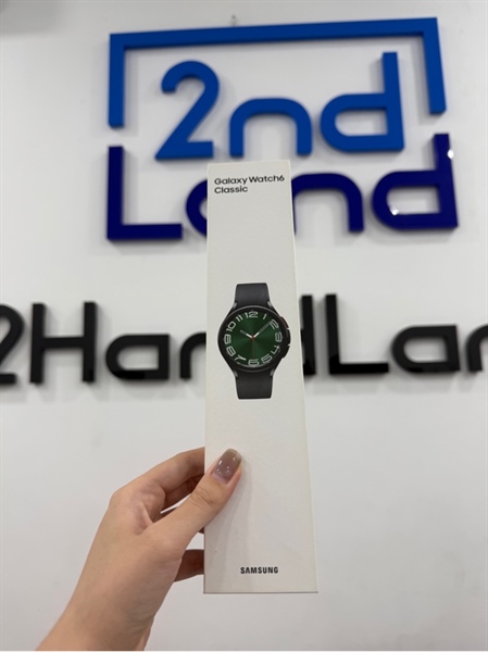 Đồng hồ Samsung Watch 6 Classic - GPS - Màu đen - Ngoại hình 98% - Fullbox kèm sạc