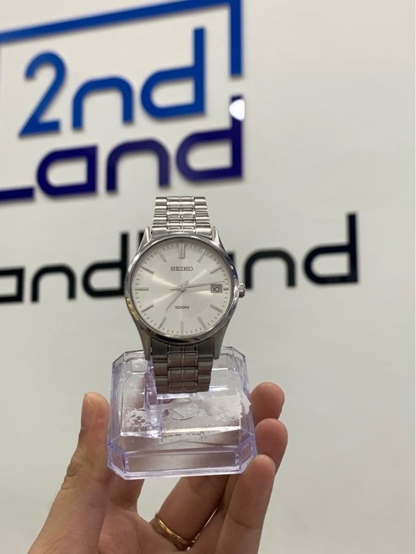 Đồng hồ Seiko 100M 7N42-OEXO - Màu bạc - Ngoại hình: 98% - Box + mắt nối