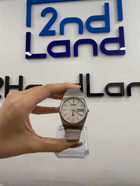 Đồng hồ Seiko 8246-7000 - Màu bạc - Ngoại hình 97% - Trầy xước - Body - Lỗi nguồn - KHÔNG BẢO HÀNH