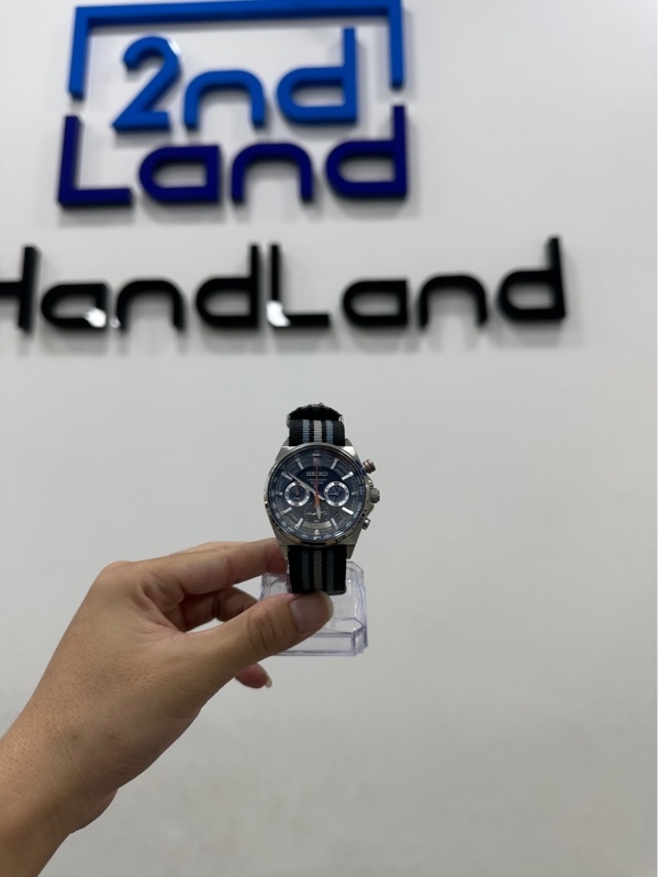 Đồng hồ Seiko Chronograph SSB409P1 - Màu bạc - Ngoại hình 98% - Fullbox