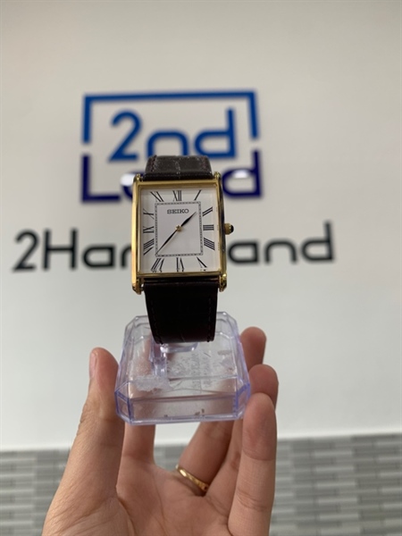 Đồng hồ Seiko Essentials SWR052 - Màu vàng - Ngoại hình: 98% - Body