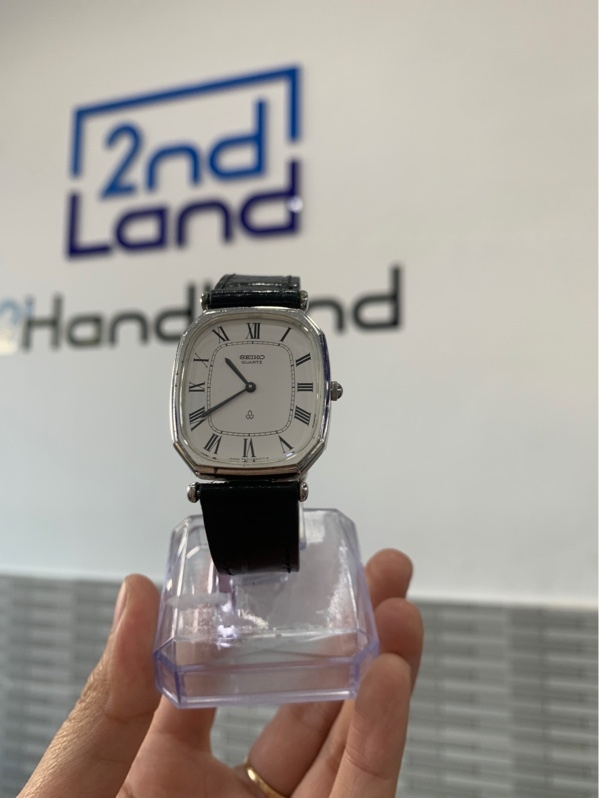 Đồng hồ SEIKO Palladium Plated (PDP) 7820-5480 - Mặt trắng - Ngoại hình: 98% - Trầy sườn, mặt xước mèo - Body