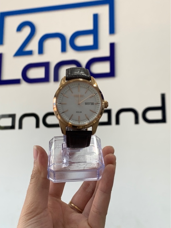 Đồng hồ Seiko SNE3QP1S - 40mm - Màu vàng - Ngoại hình: 98% - Body