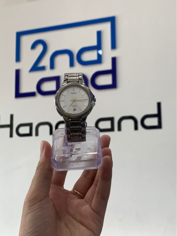 Đồng hồ Seiko spirit titanium 5E32-0010 - 34mm - Màu bạc - Ngoại hình: 97% - Body