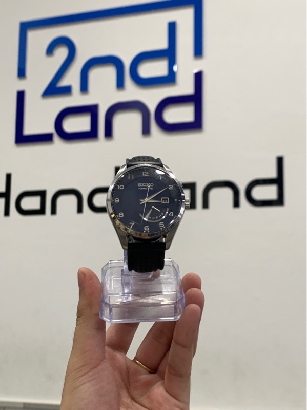Đồng hồ Seiko SRN061 - Màu xanh bạc - Ngoại hình: 97% - Mặt trầy nhẹ - Box
