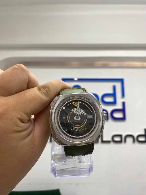 Đồng hồ SevenFriday W-Series W1/01 "The Blade" - 49,7mm - Màu bạc - Ngoại hình 98% - Body