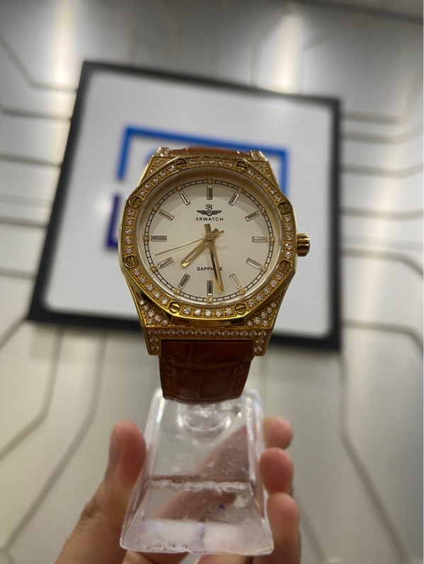 Đồng hồ SRWatch Galaxy SL99993.4602GLA - Màu vàng - Ngoại hình: 97% - Xước sườn, lưng, đã thay dây - Body
