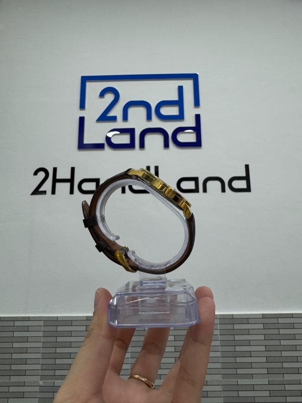 Đồng hồ Sunrise 1269SA - Khung vàng mặt trắng - Ngoại hình: 98% - Body