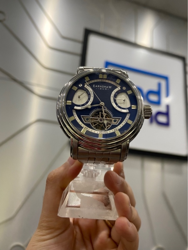 Đồng hồ Thomas Earnshaw ES-8184-22 Automatic - Màu bạc - Ngoại hình: 97.5% - Kính xước - Body