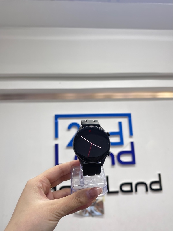 Đồng hồ thông minh Amazfit GTR 3 - 46mm - Màu đen - Ngoại hình 97% - Màn xước dăm - Kèm box, sạc
