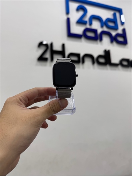 Đồng hồ thông minh Amazfit GTS 2 mini 40.5mm - Model: 2018 - Màu xám - Ngoại hình 97% - màn xước nặng, đã thay dây - Kèm sạc