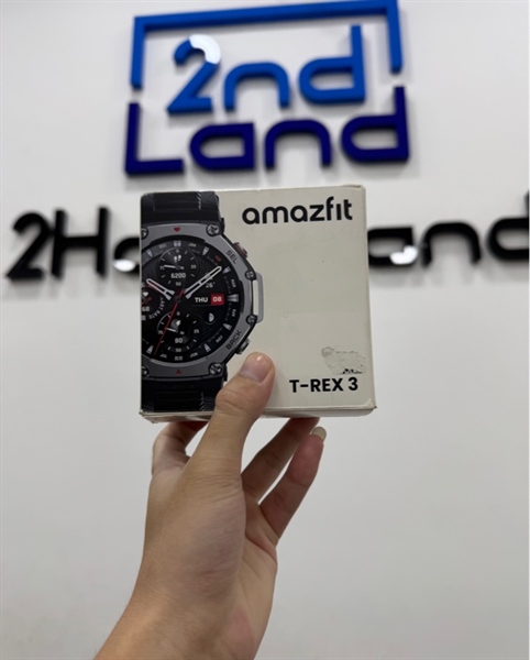 Đồng hồ thông minh Amazfit T-Rex 3 - 47.1mm - Màu đen - Ngoại hình 97.5% - Fullbox 3