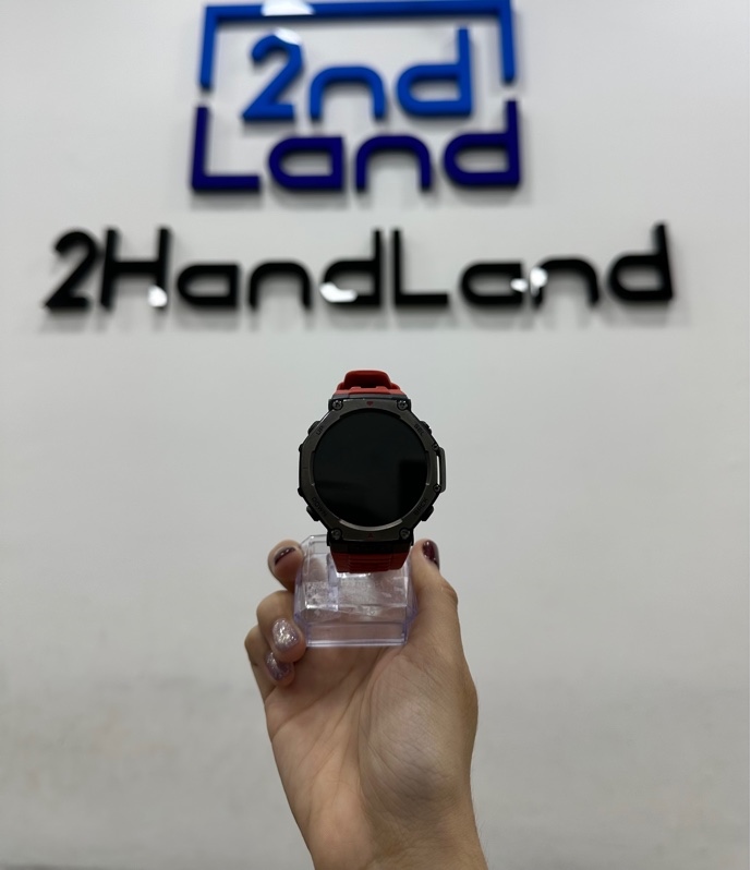 Đồng hồ thông minh Amazfit T-Rex 3 - 47mm - Màu đen đỏ - Ngoại hình 97% - Kèm box + Sạc