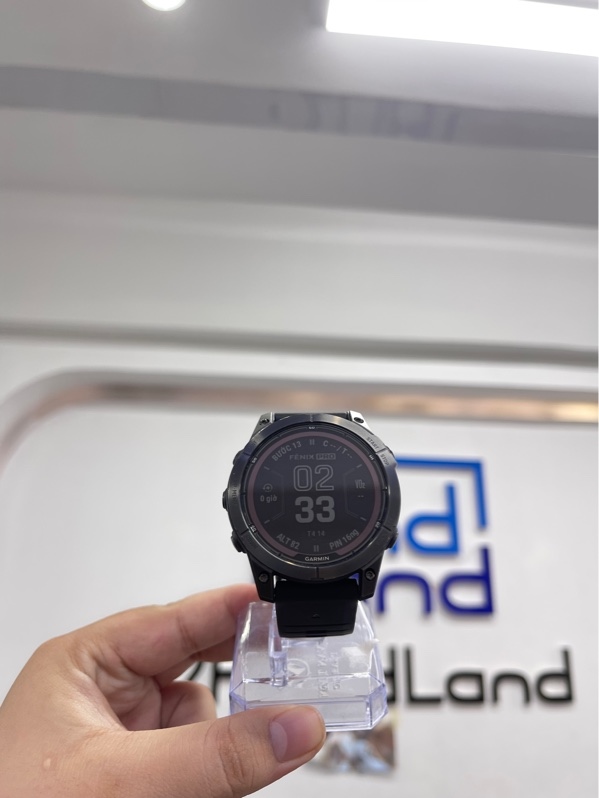 Đồng hồ thông minh Garmin fēnix 7 Pro – Sapphire Solar Edition 47mm - Màu đen - Ngoại hình 97.5% - Kèm box, sạc, dây thay