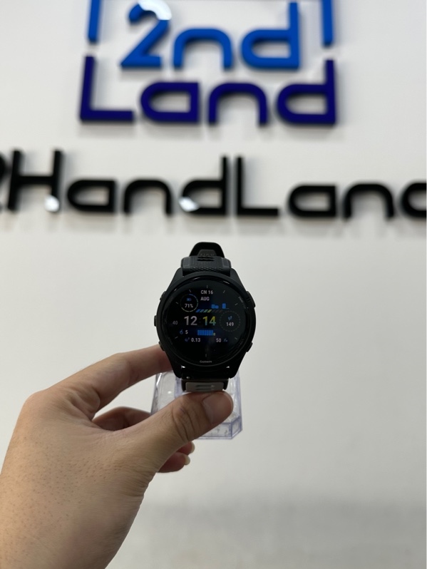 Đồng hồ thông minh Garmin Forerunner 265 - 46.1 mm - Màu đen - Ngoại hình 98% - Fullbox