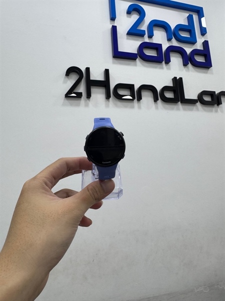 Đồng hồ thông minh Garmin Forerunner 45S - 39mm - Màu xanh - Ngoại hình 97% - Kèm sạc