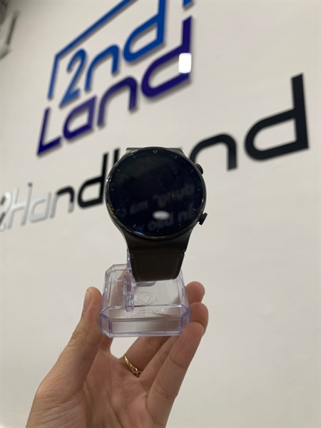 Đồng hồ thông minh Huawei Watch GT 2 Pro dây da - Màu xám - Ngoại hình: 97% - Trầy viền - Body, kèm sạc