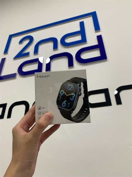 Đồng hồ thông minh KiesLect KS3 - Màu đen - Ngoại hình: 98% - Màn xước mèo - Fullbox