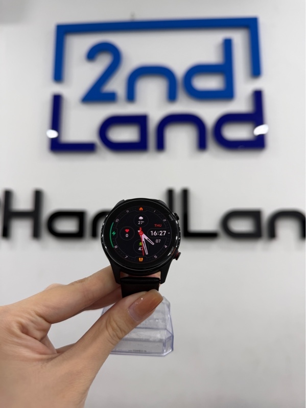 Đồng hồ thông minh Xiaomi Mi Watch - Model XMWTCL02 - Màu đen - Ngoại hình 97% - Kính trầy , dây xấu - Kèm sạc