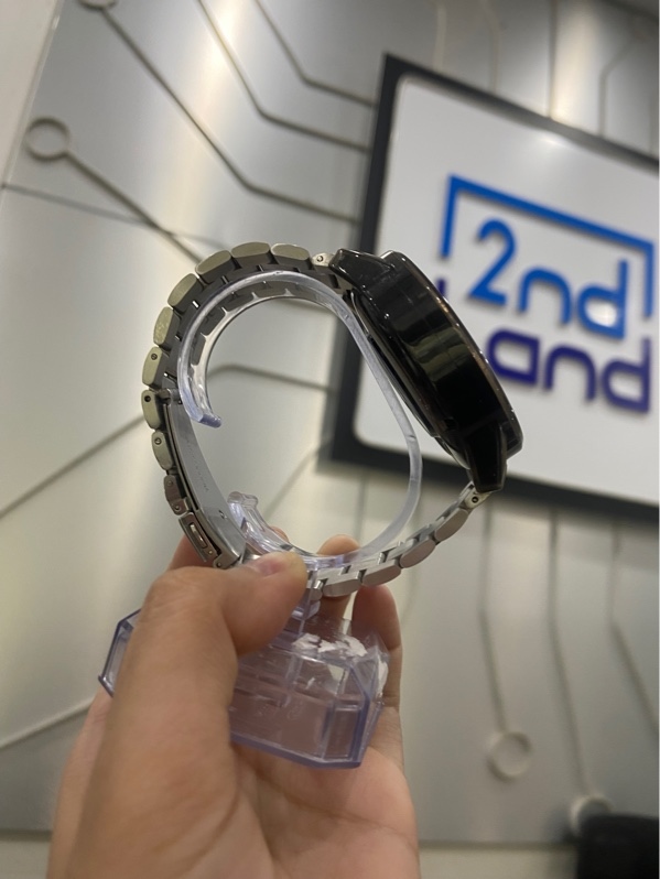 Đồng hồ thông minh Xiaomi Watch S3 - 47mm - Màu đen - Ngoại hình: 97% - Kèm sạc, 1 cặp dây đeo thay thế