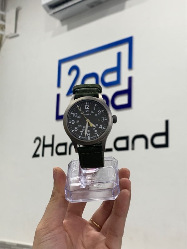 Đồng hồ Timex Expedition T49961 - 40mm - Màu xanh lá - Ngoại hình: 98% - Box