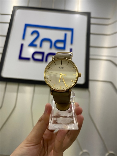 Đồng hồ Timex Indiglo TW2P9500 - Màu vàng - Ngoại hình: 98% - Dây đeo cũ - Body