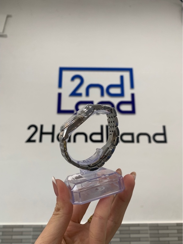 Đồng hồ Tissot Bridgeport T097.410.11.058.00 - Màu bạc - Ngoại hình: 98% - Fullbox, kèm mắt nối