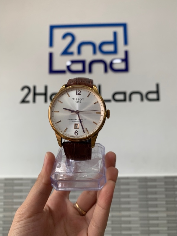 Đồng hồ Tissot Chemin Des Tourelles Automatic - Màu vàng trắng - Ngoại hình: 98% - Fullbox