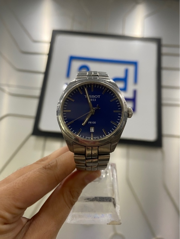 Đồng hồ Tissot PR 100 T101.410.11.041.00 - 39mm - Màu bạc - Ngoại hình: 97% - Xước thân, xước dây - Body