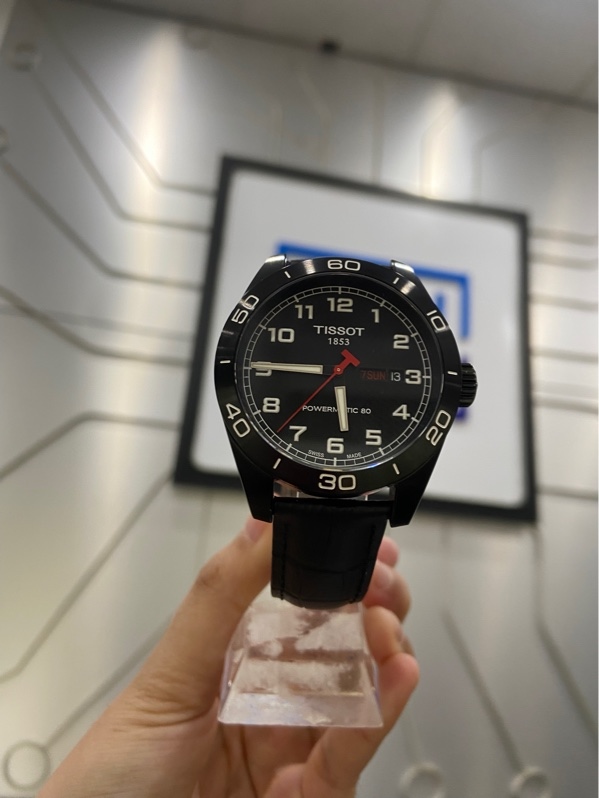 Đồng hồ Tissot PRS 516 T131.430.36.052.00 - Màu đen - Ngoại hình: 98% - FullBox + thẻ + dây da chính hãng