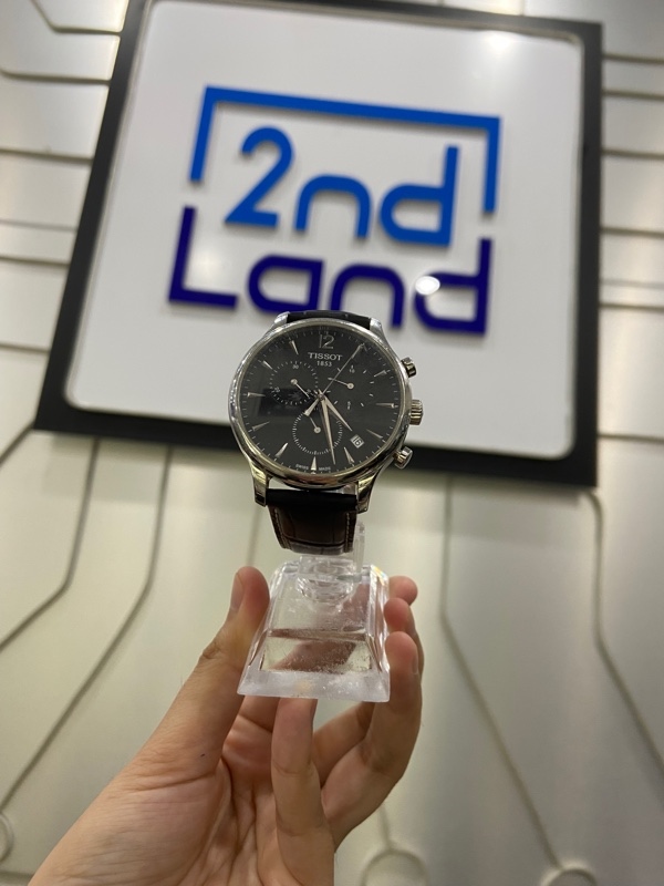 Đồng hồ Tissot Tradition Chronograph T063.617.16.057.00 - Màu đen - Ngoại hình: 97% - Body