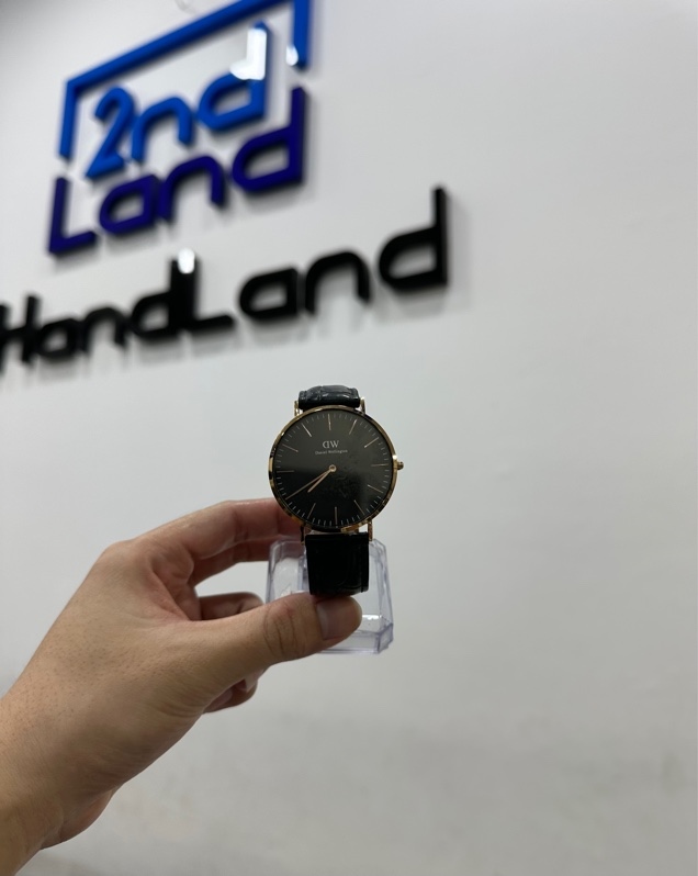 Đồng hồ Unisex Daniel Wellington Classic Reading Black Rose Gold DW00100129 - 40mm - Màu vàng gold - Ngoại hình 97% - Kèm box