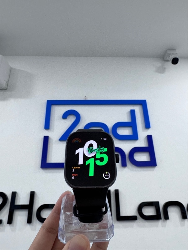 Đồng hồ Xiaomi Redmi Watch 4 - Màu xanh - Ngoại hình 97% - Kính trầy, viền trầy xước - Kèm sạc