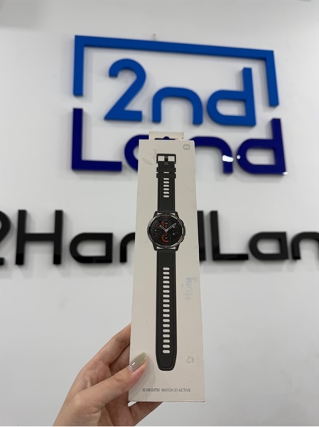 Đồng hồ Xiaomi Watch S1 Active - Màu đen - Ngoại hình 98% - Trầy màn, màn lưu ảnh nhẹ - Kèm Box , sạc