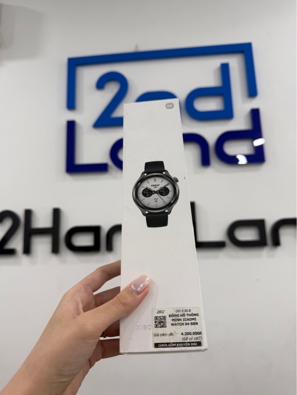 Đồng hồ Xiaomi Watch S4 - Màu đen - Ngoại hình 98% - kính xước nhẹ - Kèm box , sạc - còn BH cellphoneS đến 24/08/2026