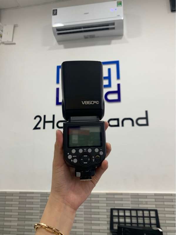 Flash Godox V860 III cho Canon - Màu đen - Ngoại hình: 98% - Fullbox