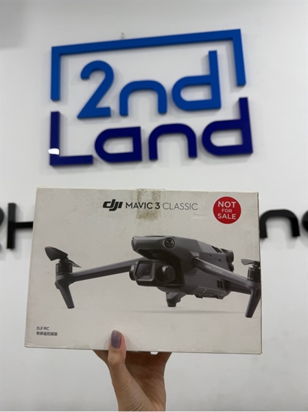 Flycam DJI Mavic 3 Classic-RC - Màu xám - Pin cycle 21 - Ngoại hình 98% - Còn BH VJO VN 19/07/2025 - Kèm Box , tay RC , 1 pin , 1 sạc , ốp chống sốc