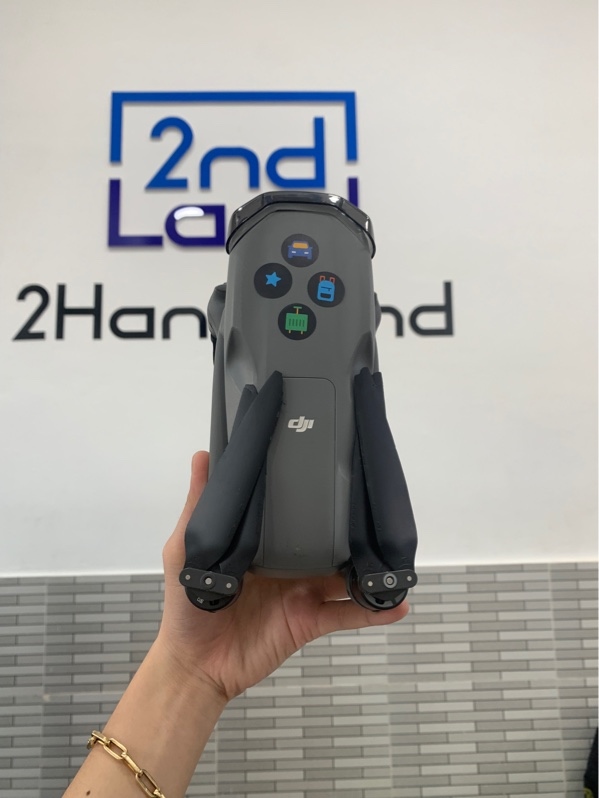 Flycam DJI Mavic Air 3S - Màu xám - Ngoại hình: 98% - Trầy xước nhẹ, mẻ cánh - Kèm 3 bộ cánh thay thế, 4 pin chu kì sạc 17/16/11/24 + module 4G