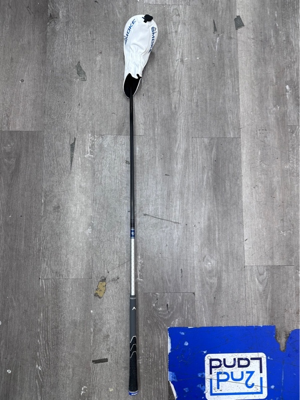 Gậy golf Hybrid Callaway Paradym Ai Smoke Max Fast 4H – Loft: 21° – Shaft: TENSEI 40 for Callaway – Flex: SR – Grip zin chính hãng – Có headcover zin - Màu đen - Ngoại hình 98% - Kèm bao che đầu