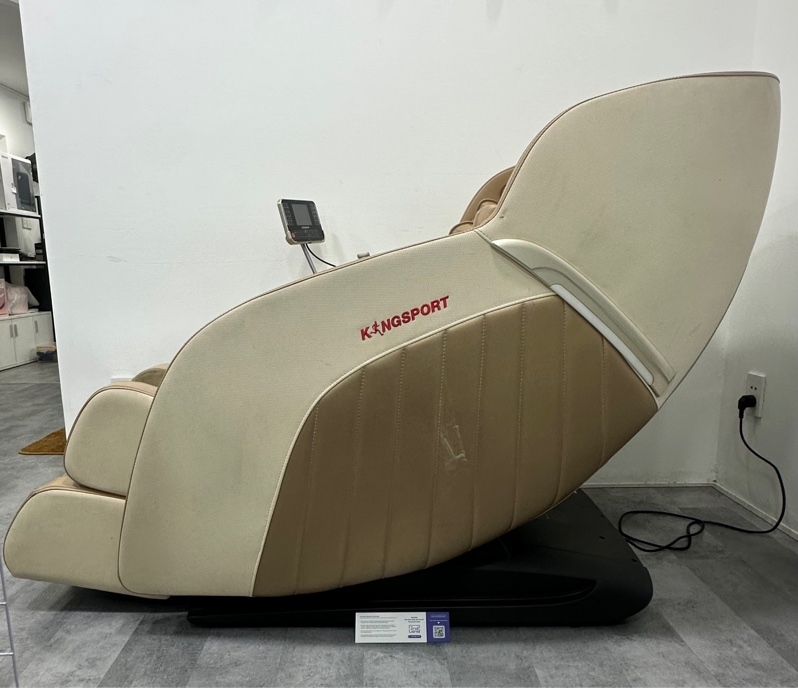 Ghế Massage KingSport G77 - Màu vàng - Ngoại hình 97% - tróc da đệm nhẹ - Body