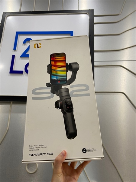Gimbal Aochuan Smart S2 - Màu đen - Ngoại hình: 98% - Thiếu tripods, dây sạc - Kèm Box 2