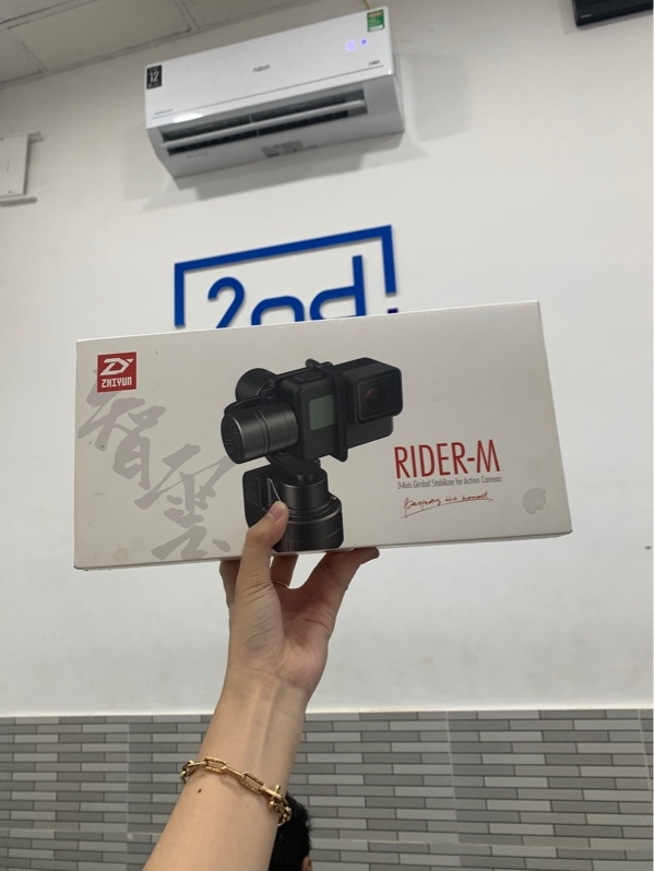 Gimbal cho gopro ZHIYUN RIDER - Màu đen - Ngoại hình: 97% - Fullbox
