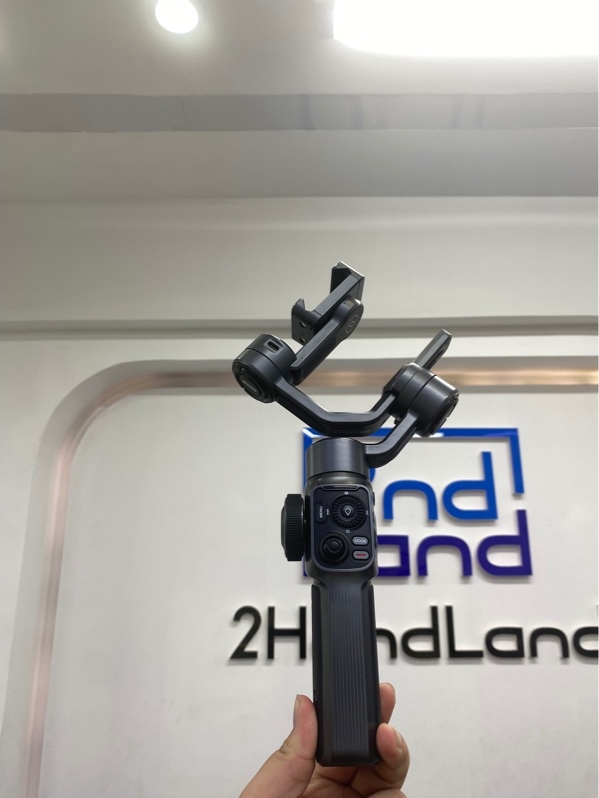 Gimbal chống rung Zhiyun Smooth 5 bản combo - Màu đen - Ngoại hình 98% - Kèm chân 3, đèn flash, 4 kính thay thế cho đèn flash, kèm túi, dây usb -c