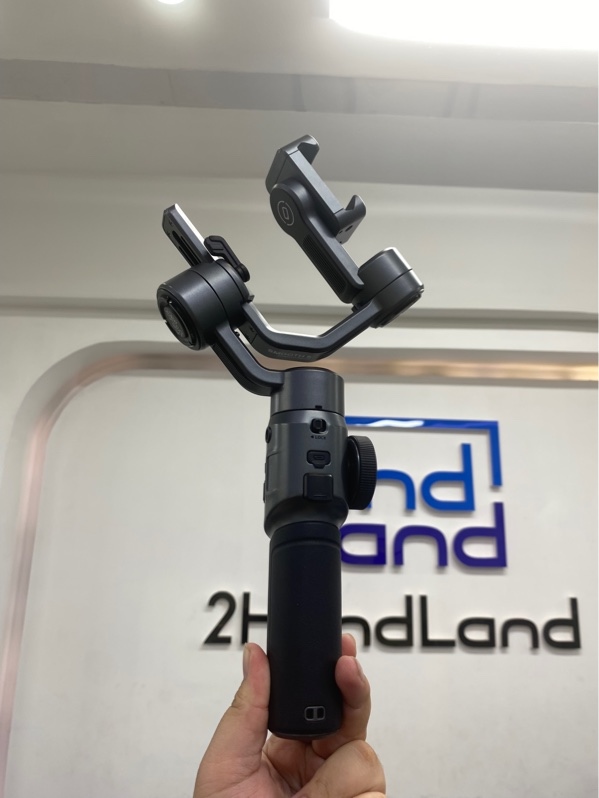 Gimbal chống rung Zhiyun Smooth 5 bản combo - Màu đen - Ngoại hình 98% - Kèm chân 3, đèn flash, 4 kính thay thế cho đèn flash, kèm túi, dây usb -c