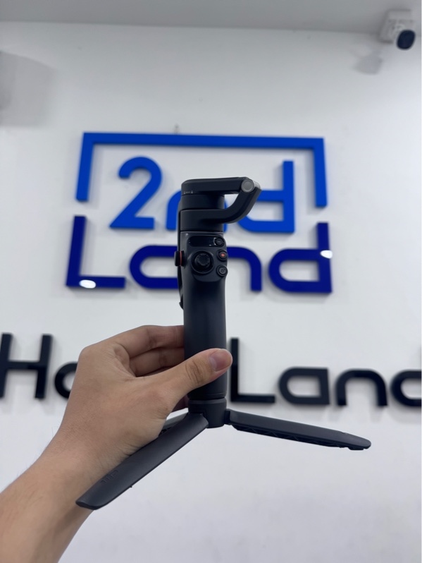 Gimbal DJI Osmo mobile 6 - Màu xám - Ngoại hình 97% - Trầy xước - Kèm box, kèm chân, túi đựng