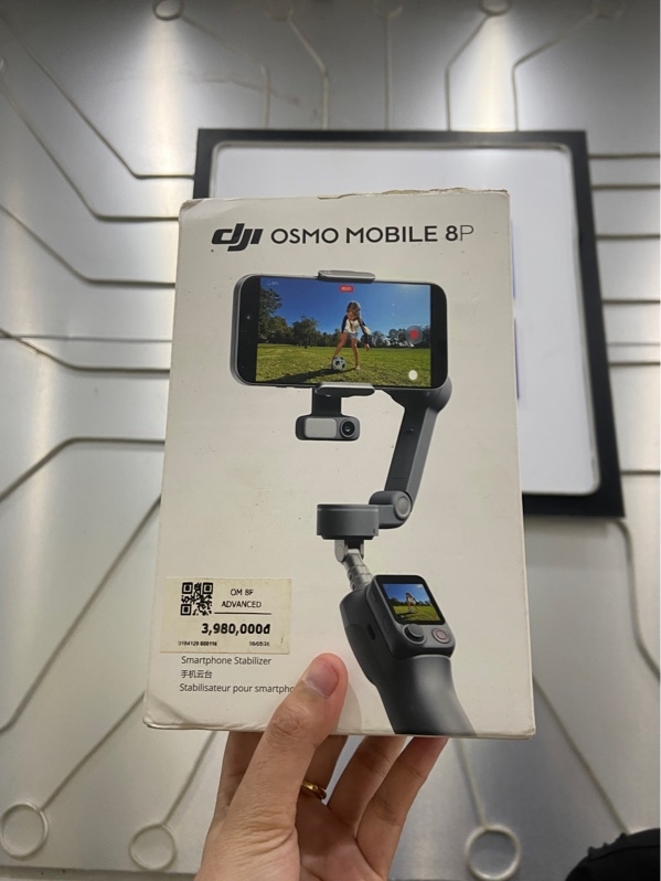Gimbal DJI Osmo Mobile 8P Advanced Tracking Combo - Màu xám - Newseal (hộp xấu)