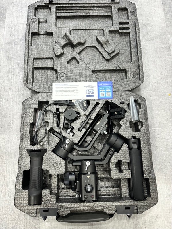 Gimbal DJI Ronin SC 032XQ2 - Màu đen - Ngoại hình 97% - Kèm hộp đựng + Đủ phụ kiện