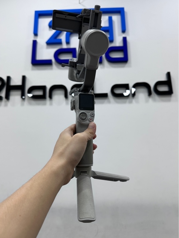 Gimbal DJI RS 4 Mini bản đơn - Màu xám - Ngoại hình 97% - Kèm chân đứng + Dây C to C + Dây USB to C + Khoá chân máy ảnh