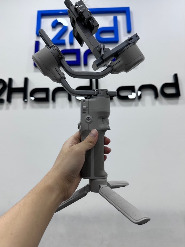 Gimbal DJI RS 4 Mini bản đơn - Màu xám - Ngoại hình 97% - Kèm chân đứng + Dây C to C + Dây USB to C + Khoá chân máy ảnh